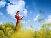 我为春天歌唱，你被琴声感动