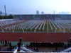 油田老年打太极 （2）