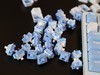 最佳入门客制化体验：达尔优A87天空蓝天空轴机械键盘+G黄PRO