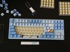 最佳入门客制化体验：达尔优A87天空蓝天空轴机械键盘+G黄PRO