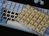 最佳入门客制化体验：达尔优A87天空蓝天空轴机械键盘+G黄PRO