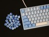 最佳入门客制化体验：达尔优A87天空蓝天空轴机械键盘+G黄PRO