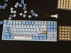 最佳入门客制化体验：达尔优A87天空蓝天空轴机械键盘+G黄PRO