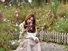 少女与格桑花