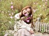 少女与格桑花