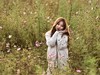 少女与格桑花