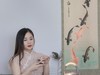 袖染诗韵墨香，抚平眉间惆怅。