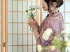 袖染诗韵墨香，抚平眉间惆怅。