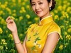 菜花醉佳人