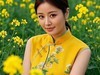 菜花醉佳人