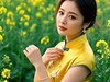 菜花醉佳人
