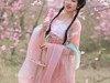 樱花汉服女