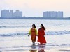海边玩