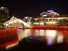 梅里古镇夜景美如画
