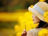 油菜花人像