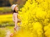 油菜花人像