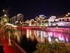 梅里古镇夜景美如画