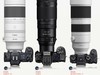 R5+200-800、Z8+180-600、A9II+200-600G便携时收纳尺寸和重量对比
