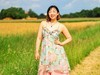 留影花田