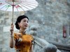 中国风--湘绣旗袍1
