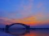 晋阳桥晚霞