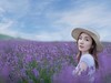 熏衣草中人像--长沙月亮岛1