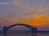 晋阳桥晚霞
