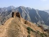 贺兰山里的明长城