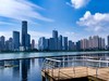 武汉城中沙湖风光