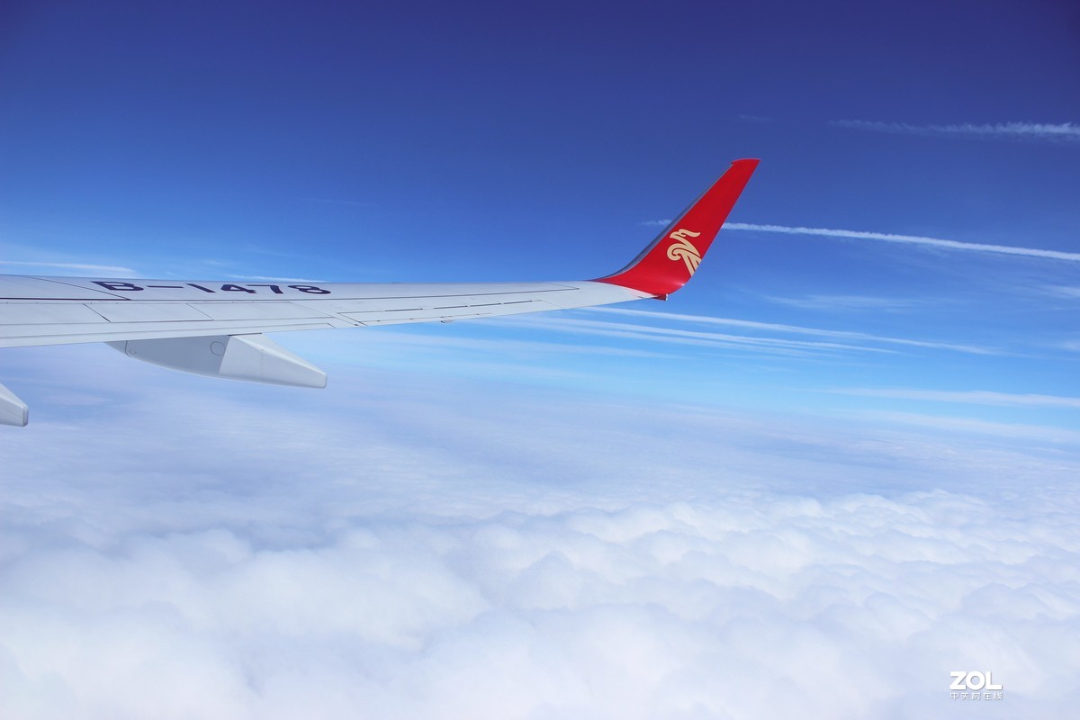 第一次坐飞机飞跃济南的黄河