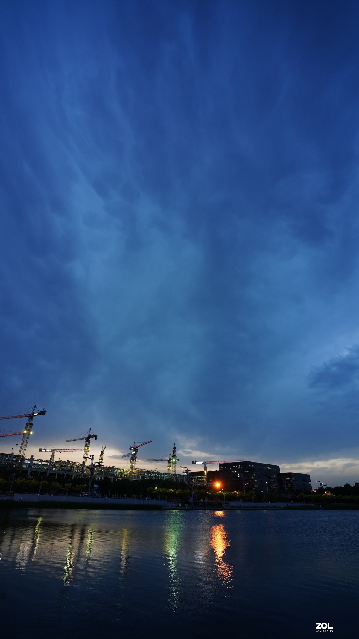 奥利匹克水上公园夜景