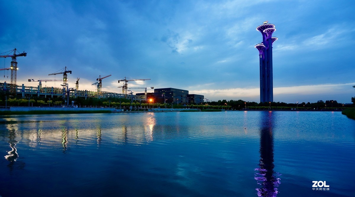 奥利匹克水上公园夜景