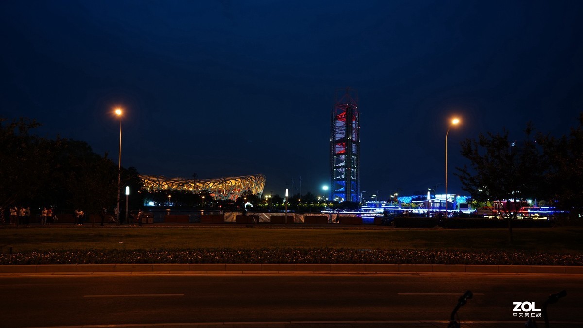 奥利匹克水上公园夜景
