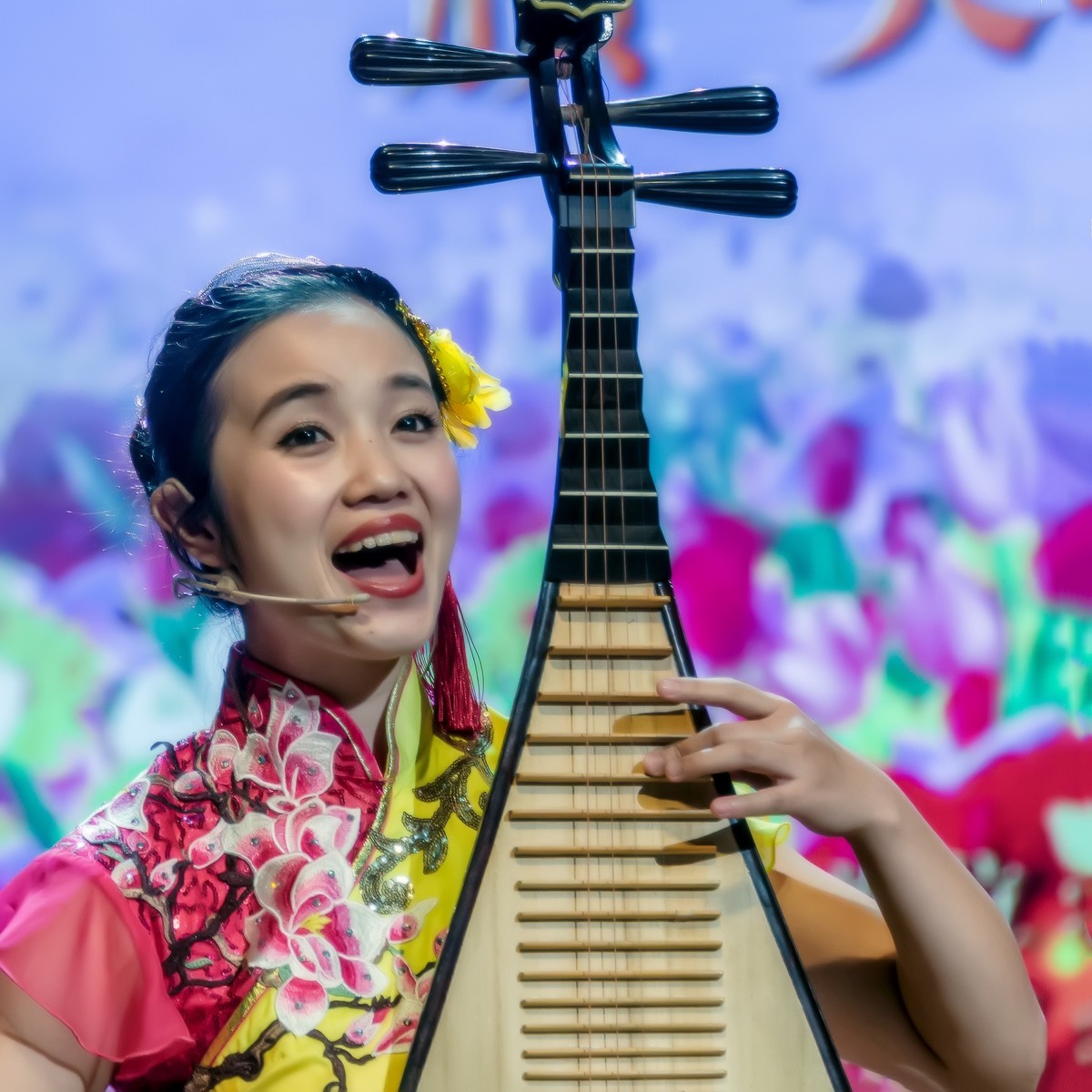 舞台摄影四川曲艺表演祝你春节快乐