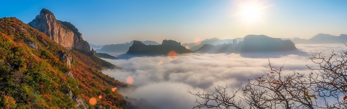 红叶岭（红叶－云海美的让人窒息）