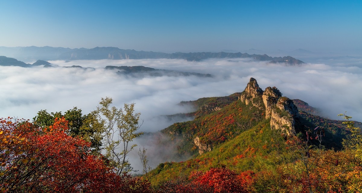 红叶岭（红叶－云海美的让人窒息）