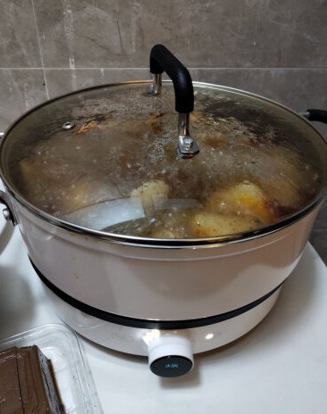 #晒年货#新年聚会让我露一手，米家电磁炉