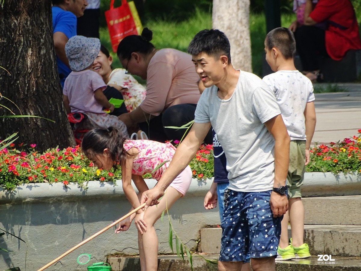 植物园里的游客-1