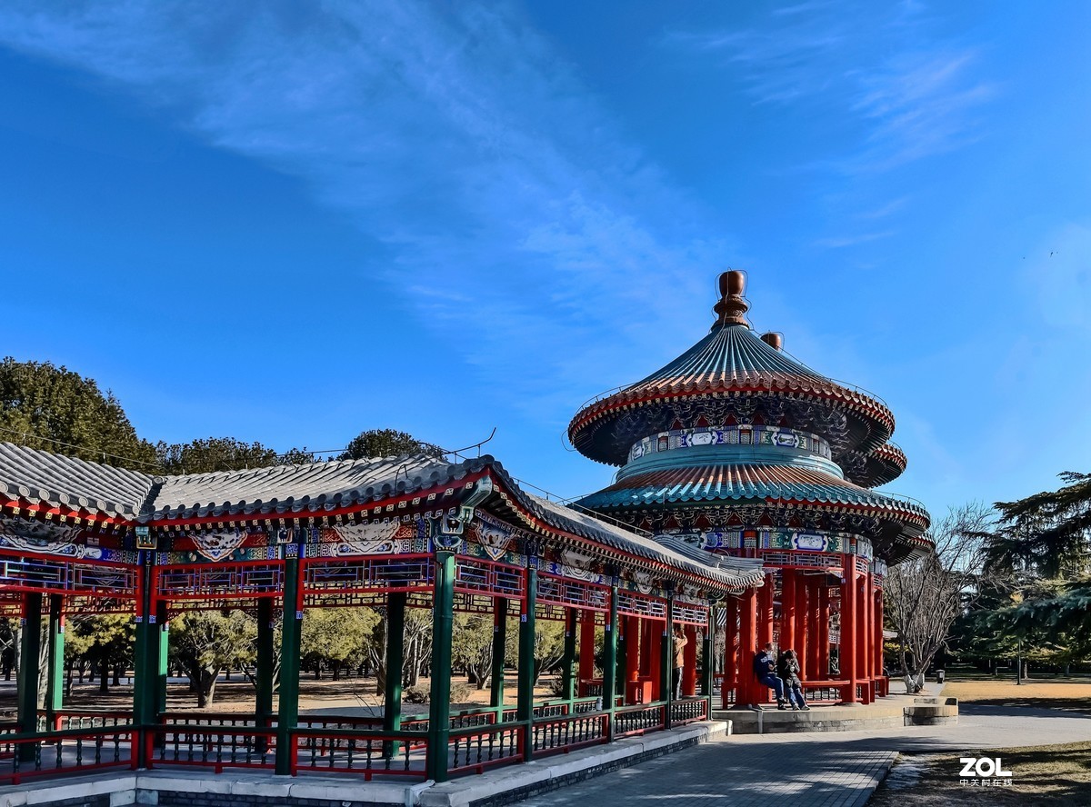 往日熙熙攘攘，今日冷冷清清（2月1日拍摄于天坛公园）