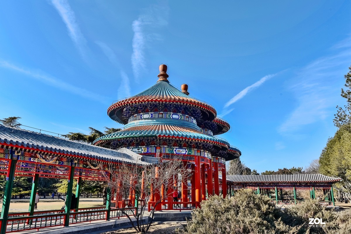 往日熙熙攘攘，今日冷冷清清（2月1日拍摄于天坛公园）