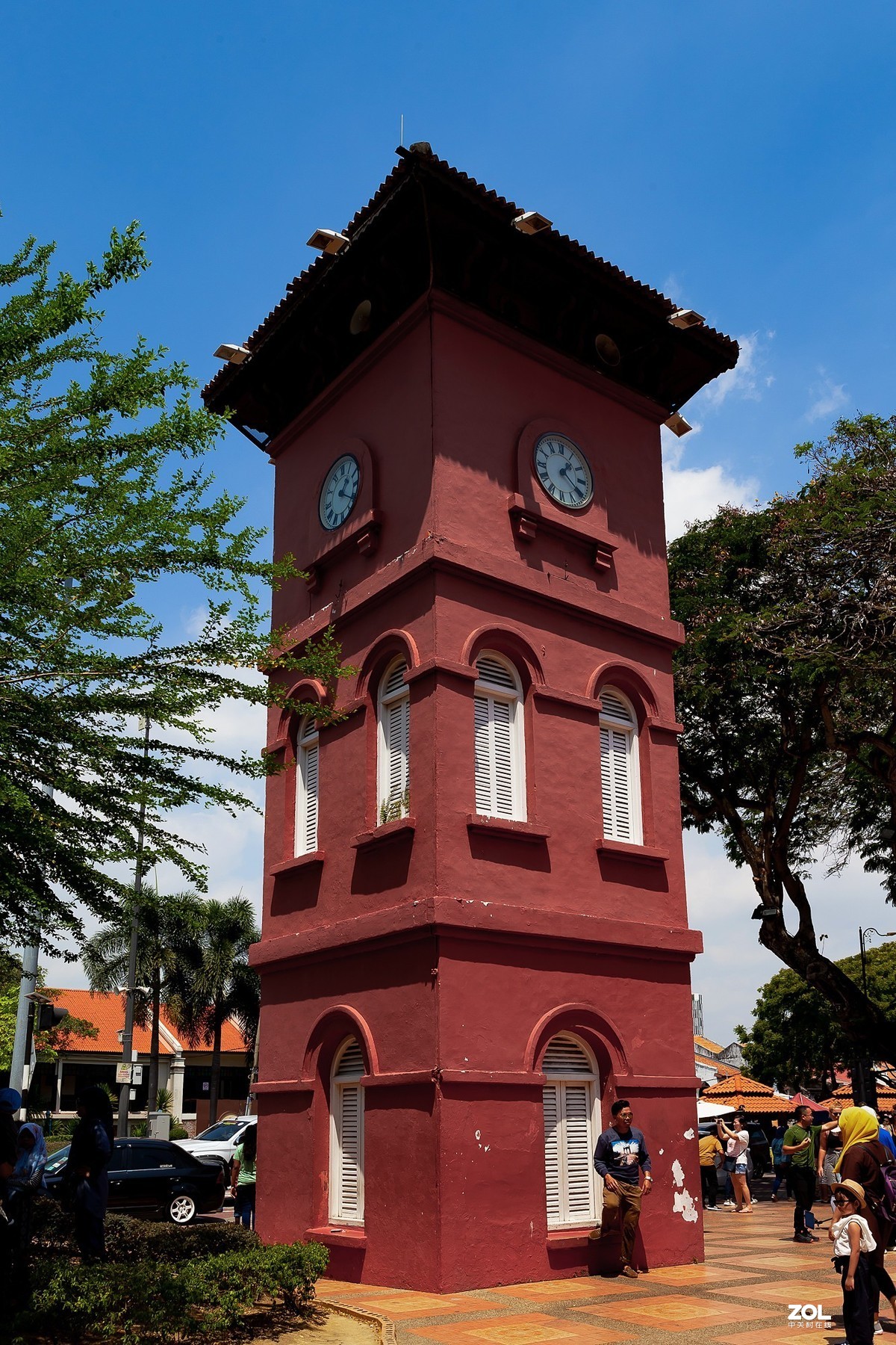 马六甲海峡清真寺，荷兰紅屋