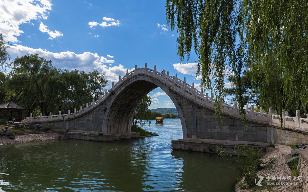 頤和園的姊妹橋繡漪橋玉帶橋