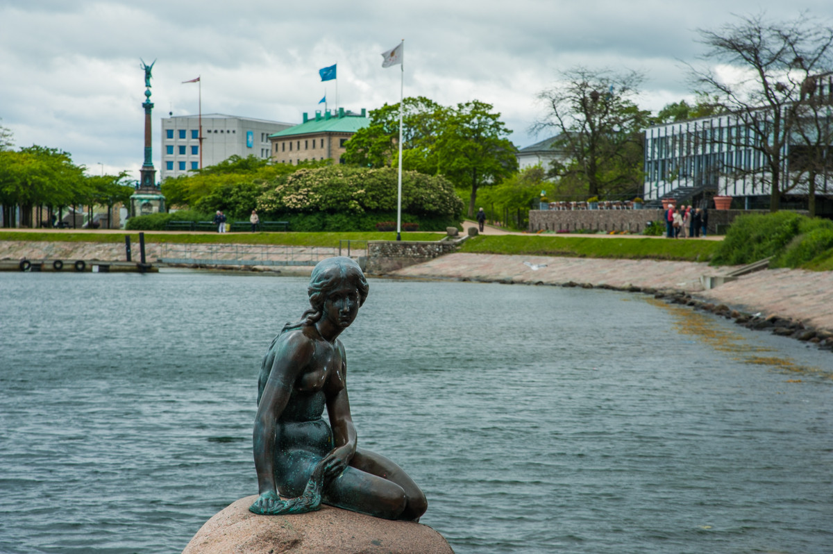 海滨公园和海的女儿丹麦行