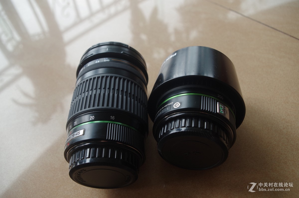 试出一个宾得原厂镜头 SMC 16-45（上图）