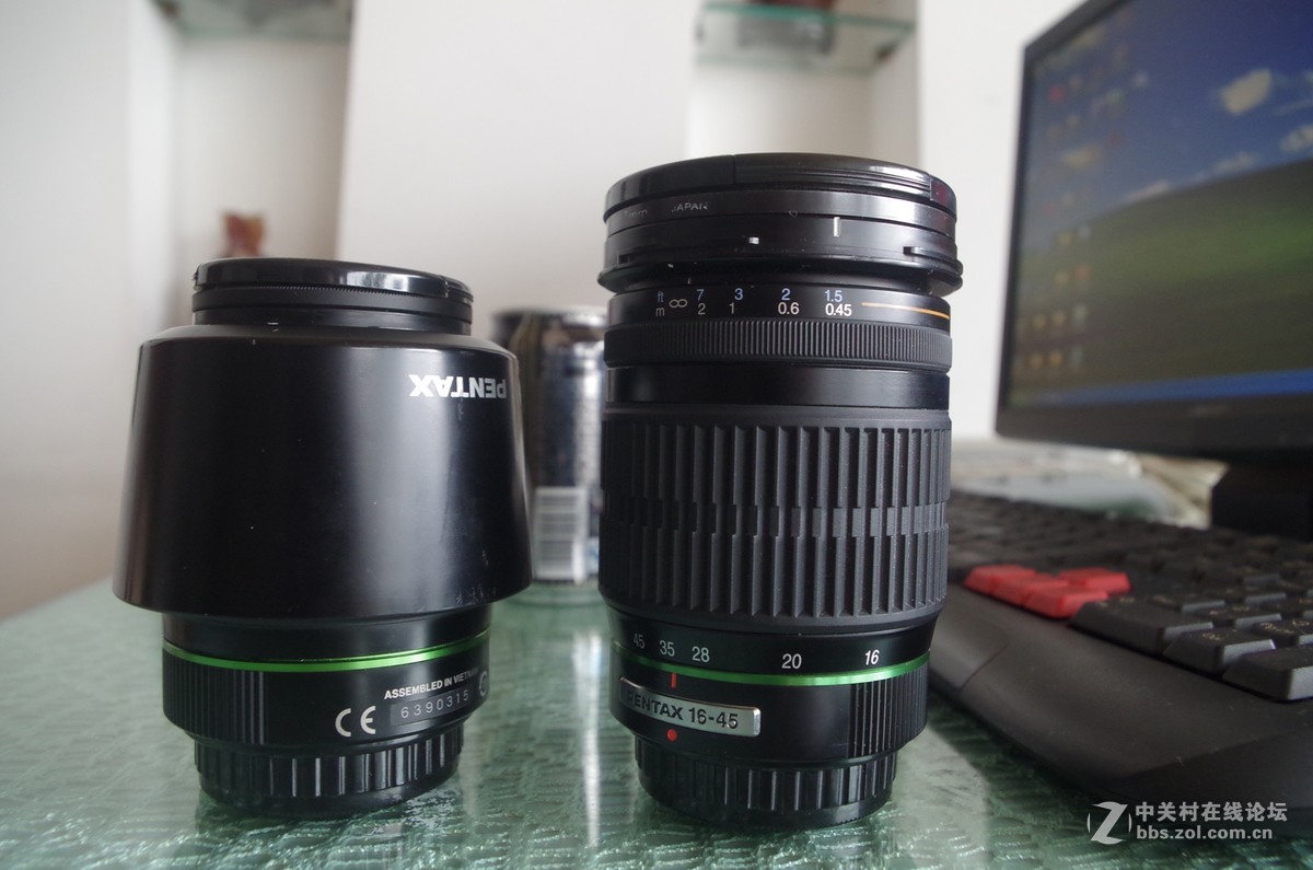 试出一个宾得原厂镜头 SMC 16-45（上图）