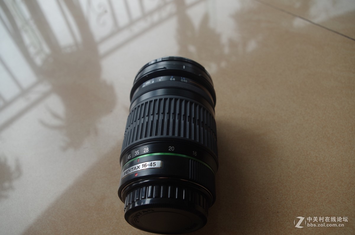 试出一个宾得原厂镜头 SMC 16-45（上图）
