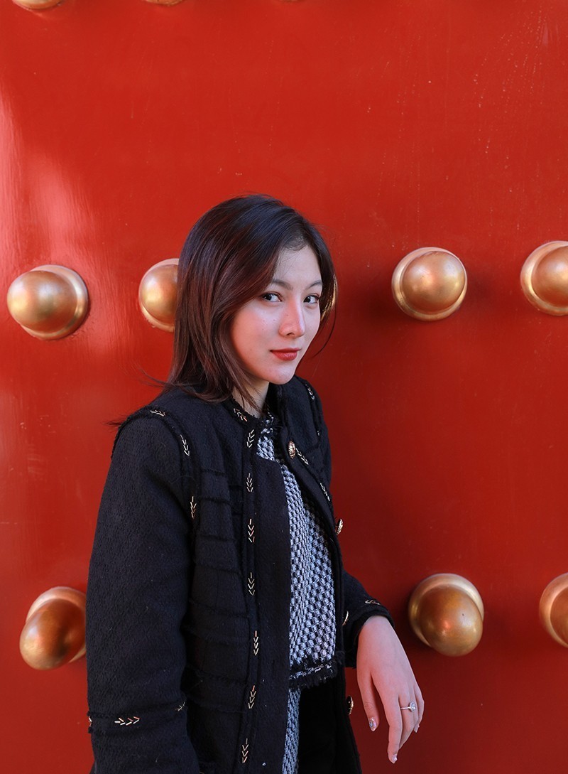 热瓦普作业《地坛公园拍模特》