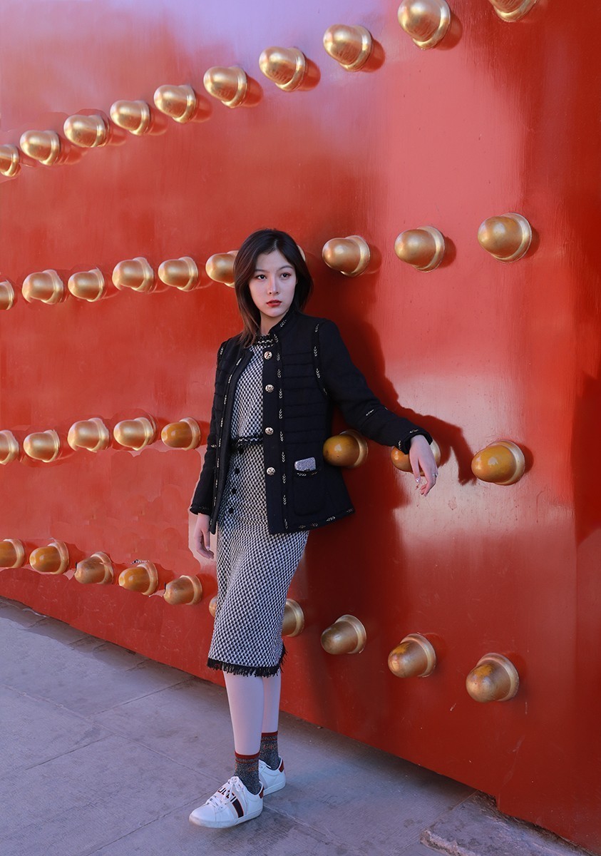 热瓦普作业《地坛公园拍模特》