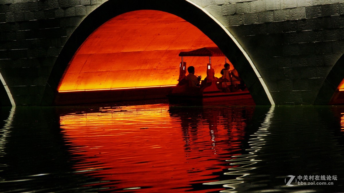 夏日湖面夜色片-----2015.8日沈阳北陵公园 夜景 练习作业 分享