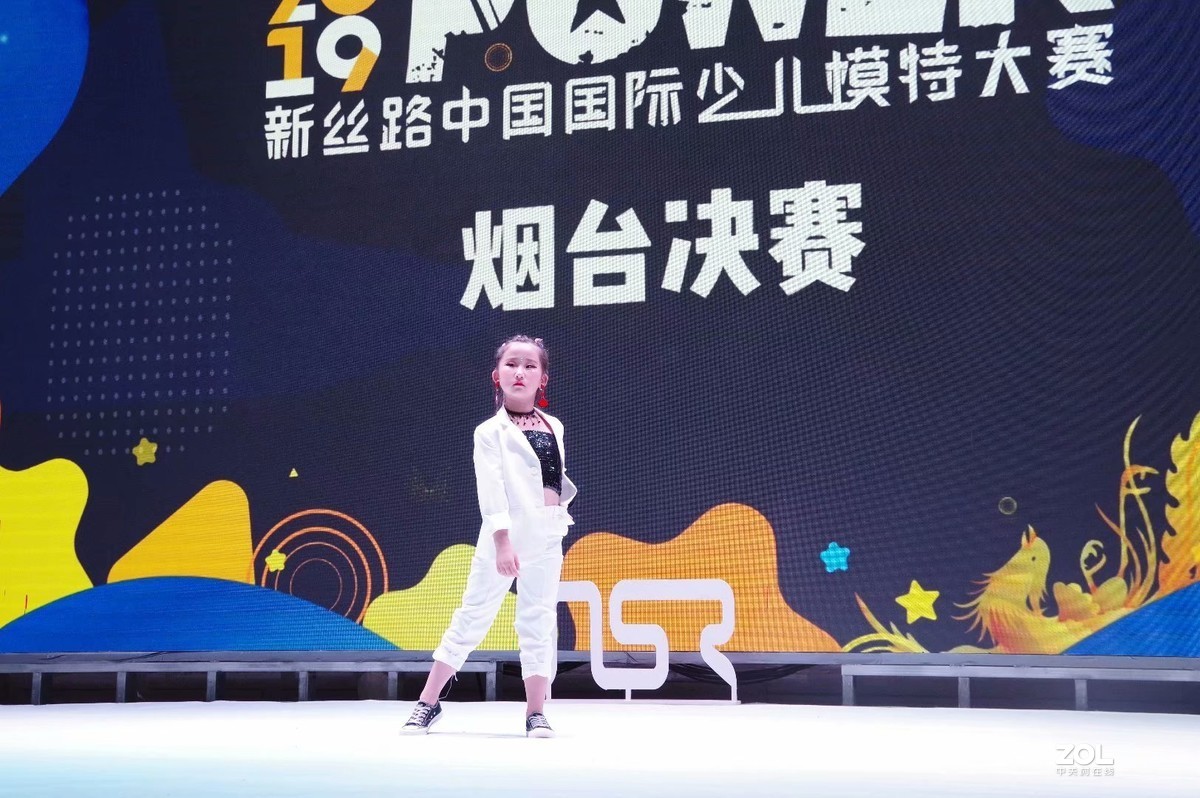 莱州源舞园小模特在烟台比赛影像